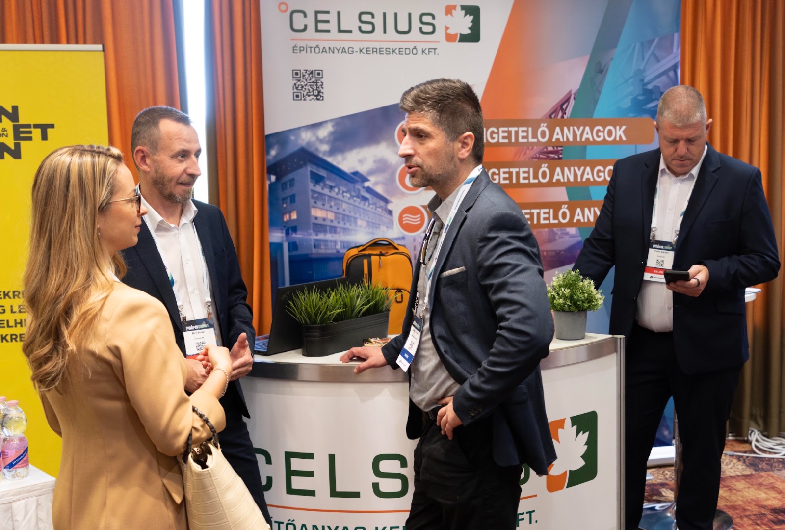 Celsius Kft. standja az Építőipar Summit kiállítói terén