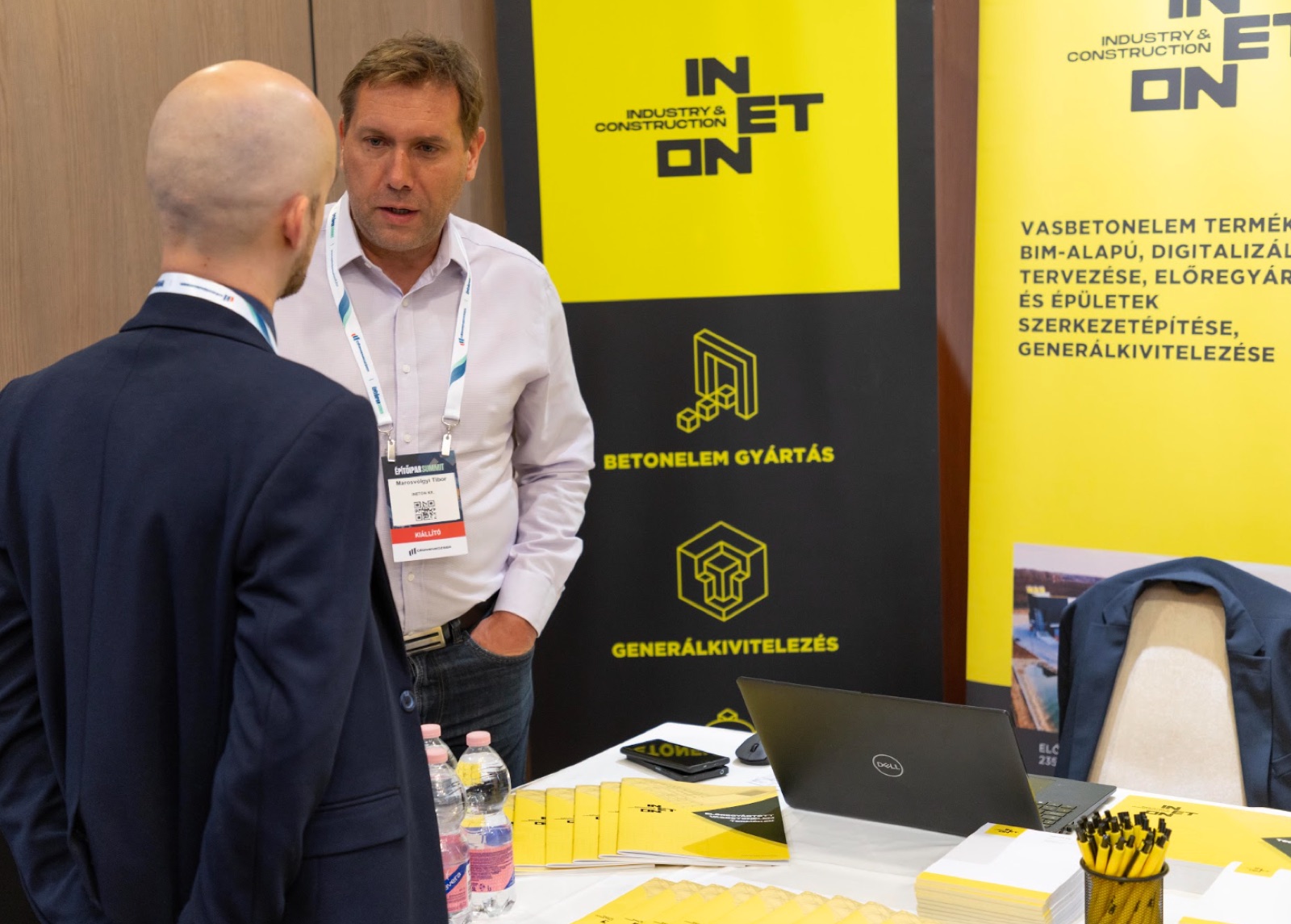 INETON Kft. standja az Építőipar Summit 2026 kiállításán